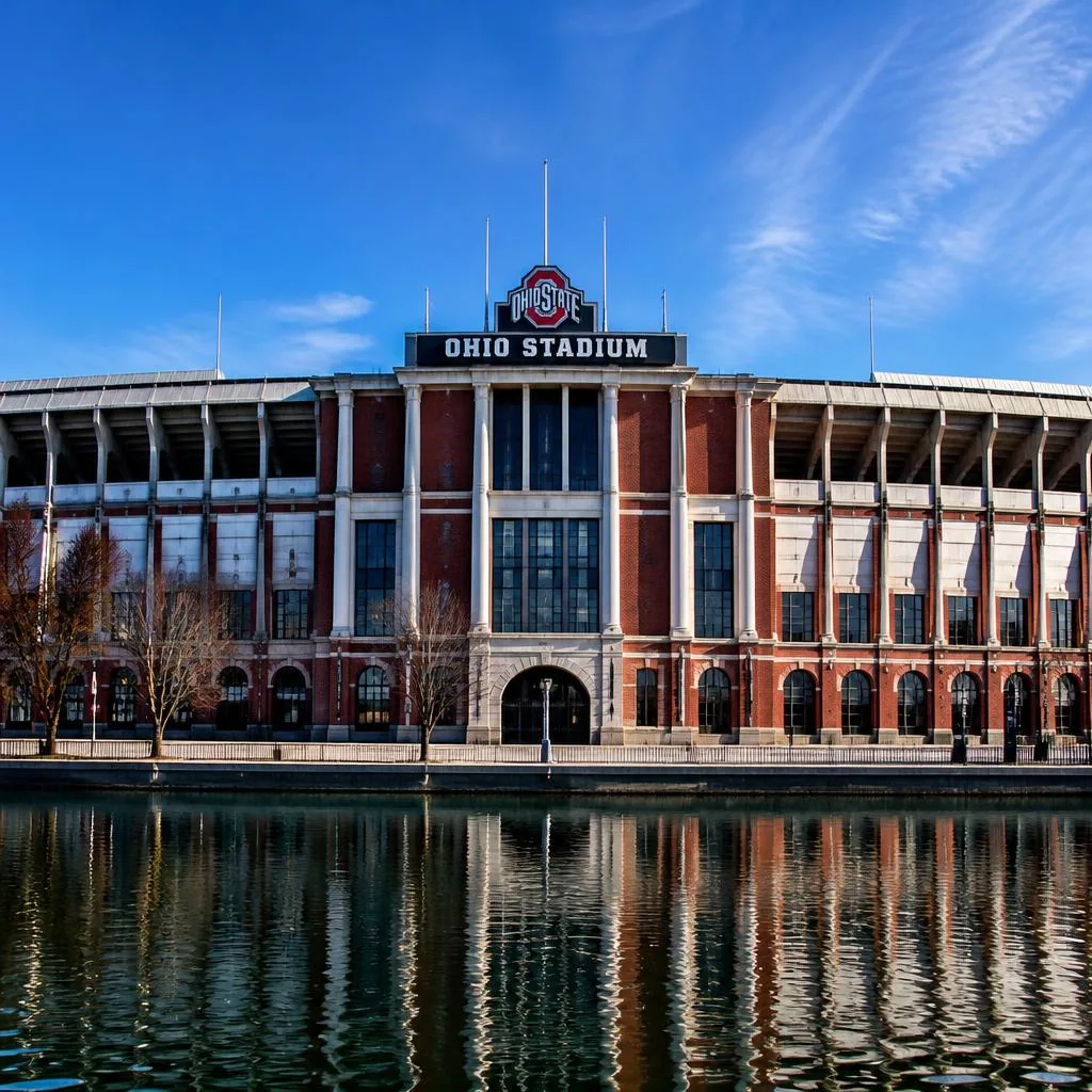 Ohio Stadium on game day